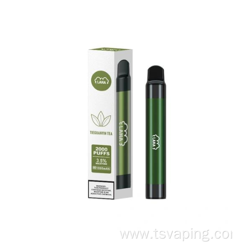 Lana Pen Disposable Electronic Cigarette Kit 2000 Puffs